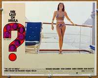 f646 LAST OF SHEILA movie lobby card #5 '73 Raquel Welch in bikini!