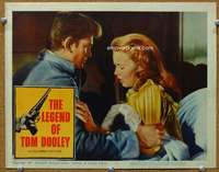 f653 LEGEND OF TOM DOOLEY movie lobby card #7 '59 Michael Landon