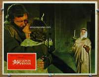 f660 LION IN WINTER movie lobby card #5 '68 Kate Hepburn, O'Toole
