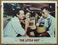 f664 LITTLE HUT movie lobby card #6 '57 Ava Gardner, Granger, Niven