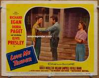 f677 LOVE ME TENDER movie lobby card #6 '56 1st Elvis Presley!