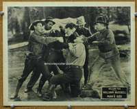 f693 MAN'S SIZE movie lobby card '23 William Russell in big fight!