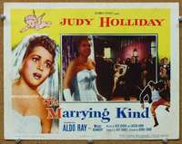 f696 MARRYING KIND movie lobby card '52 Judy Holliday crying!