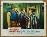 f714 MISTER ROBERTS movie lobby card #8 '55 Henry Fonda, Cagney