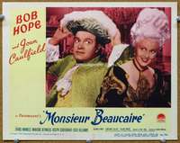 f717 MONSIEUR BEAUCAIRE movie lobby card '46 Bob Hope, Caulfield