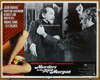 f731 MURDERS IN THE RUE MORGUE movie lobby card #4 '71 Edgar A. Poe