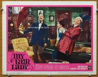 f735 MY FAIR LADY movie lobby card #8 '64 I think Hepburn's got it!