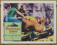 f740 MYSTERIOUS ISLAND movie lobby card '61 Ray Harryhausen