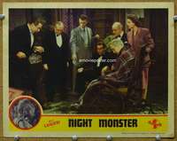 f745 NIGHT MONSTER movie lobby card '42 Bela Lugosi, Universal!