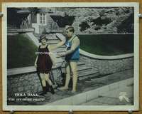 f755 OFF-SHORE PIRATE movie lobby card '21 Viola Dana in bathing suit!