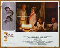 f757 ON GOLDEN POND movie lobby card #1 '81 Kate Hepburn, Henry Fonda