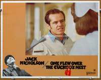 f762 ONE FLEW OVER THE CUCKOO'S NEST movie lobby card #5 '75 Nicholson