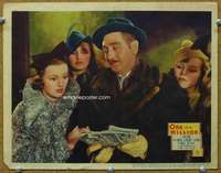 f763 ONE IN A MILLION movie lobby card '36 Sonja Henie, Adolphe Menjou