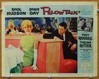 f789 PILLOW TALK movie lobby card #8 '59 Rock Hudson, Doris Day
