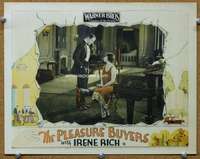 f794 PLEASURE BUYERS movie lobby card '25 Irene Rich, Clive Brook