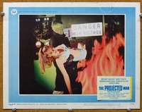 f804 PROJECTED MAN movie lobby card '67 monster carries sexy girl!