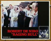 f812 RAGING BULL movie lobby card #1 '80 Joe Pesci, De Niro, Scorsese