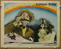 f815 RAINBOW RILEY movie lobby card '26 Johnny Hines with harmonica!