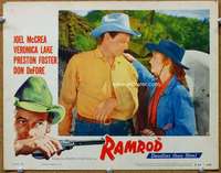f816 RAMROD movie lobby card #5 R53 Joel McCrea, Veronica Lake