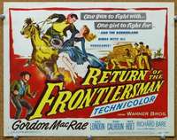 f191 RETURN OF THE FRONTIERSMAN title movie lobby card '50 Gordon MacRae