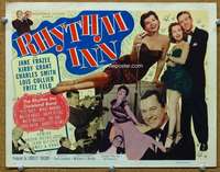 f192 RHYTHM INN title movie lobby card '51 Jane Frazee, Kirby Grant