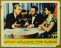 f842 ROCK AROUND THE CLOCK movie lobby card '56 famous DJ Alan Freed!