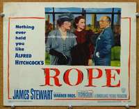 f091 ROPE movie lobby card #6 '48 Alfred Hitchcock, Joan Chandler