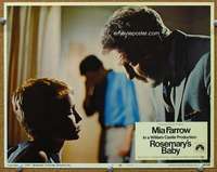 f845 ROSEMARY'S BABY movie lobby card #7 '68 Polanski, Mia Farrow