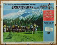 f850 SASKATCHEWAN movie lobby card #8 '54 Native Americans on horses!