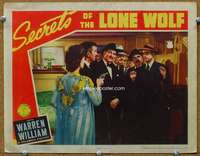 f854 SECRETS OF THE LONE WOLF movie lobby card '41 Warren William
