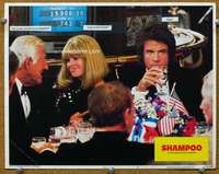 f857 SHAMPOO movie lobby card #4 '75 Warren Beatty, Julie Christie
