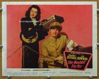 f860 SHE WOULDN'T SAY YES movie lobby card '45 Rosalind Russell, Bowman