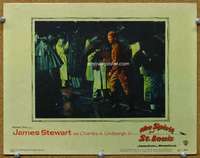 f888 SPIRIT OF ST LOUIS movie lobby card #3 '57 Jimmy Stewart, Wilder