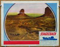 f890 STAGECOACH movie lobby card '39 great Monument Valley image!
