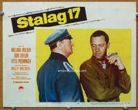 f891 STALAG 17 movie lobby card #4 '53 William Holden, Billy Wilder