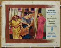 f906 STREETCAR NAMED DESIRE movie lobby card #7 '51 Brando w/radio!