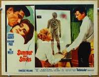 f909 SUMMER & SMOKE movie lobby card #6 '61 Laurence Harvey, G. Page