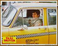f923 TAXI DRIVER movie lobby card '76 Robert De Niro, Scorsese