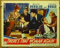 f931 THERE'S THAT WOMAN AGAIN movie lobby card '39 Melvyn Douglas