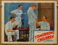 f958 TOMORROW'S CHILDREN movie lobby card R30s human sterilization!