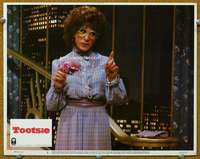 f962 TOOTSIE movie lobby card #2 '82 Dustin Hoffman close up in drag!