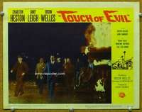 f963 TOUCH OF EVIL movie lobby card #5 '58 Orson Welles, Heston