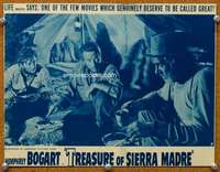 f969 TREASURE OF THE SIERRA MADRE movie lobby card #7 R56 Bogart