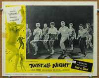 f972 TWIST ALL NIGHT movie lobby card #6 '62 June Wilkinson twisting!