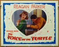 f993 VOICE OF THE TURTLE movie lobby card '48 Ronald Reagan, Parker