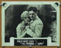 g011 WHEEL OF LIFE movie lobby card '29 Richard Dix, Esther Ralston