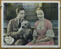 g012 WHEN LOVE COMES movie lobby card '22 Helen Jerome Eddy & dog!
