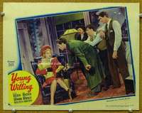 g037 YOUNG & WILLING movie lobby card '43 William Holden, Bracken