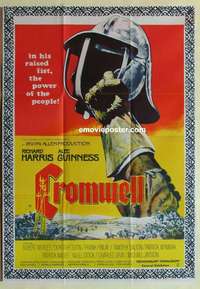 h740 CROMWELL Aust one-sheet movie poster '70 Richard Harris, Alec Guinness