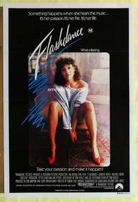 h750 FLASHDANCE Aust one-sheet movie poster '83 dancin' Jennifer Beals!